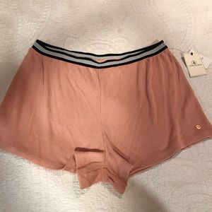 Lounge Shorts with Striped Waist Band